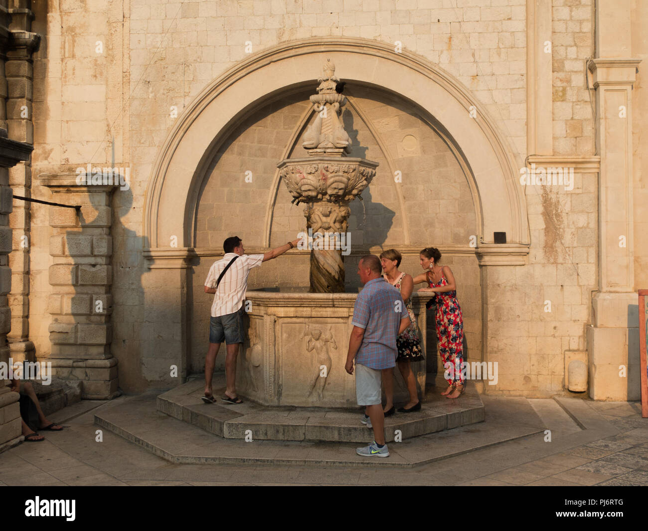 Dubrovnik, Croazia, la perla dell'Adriatico Foto Stock