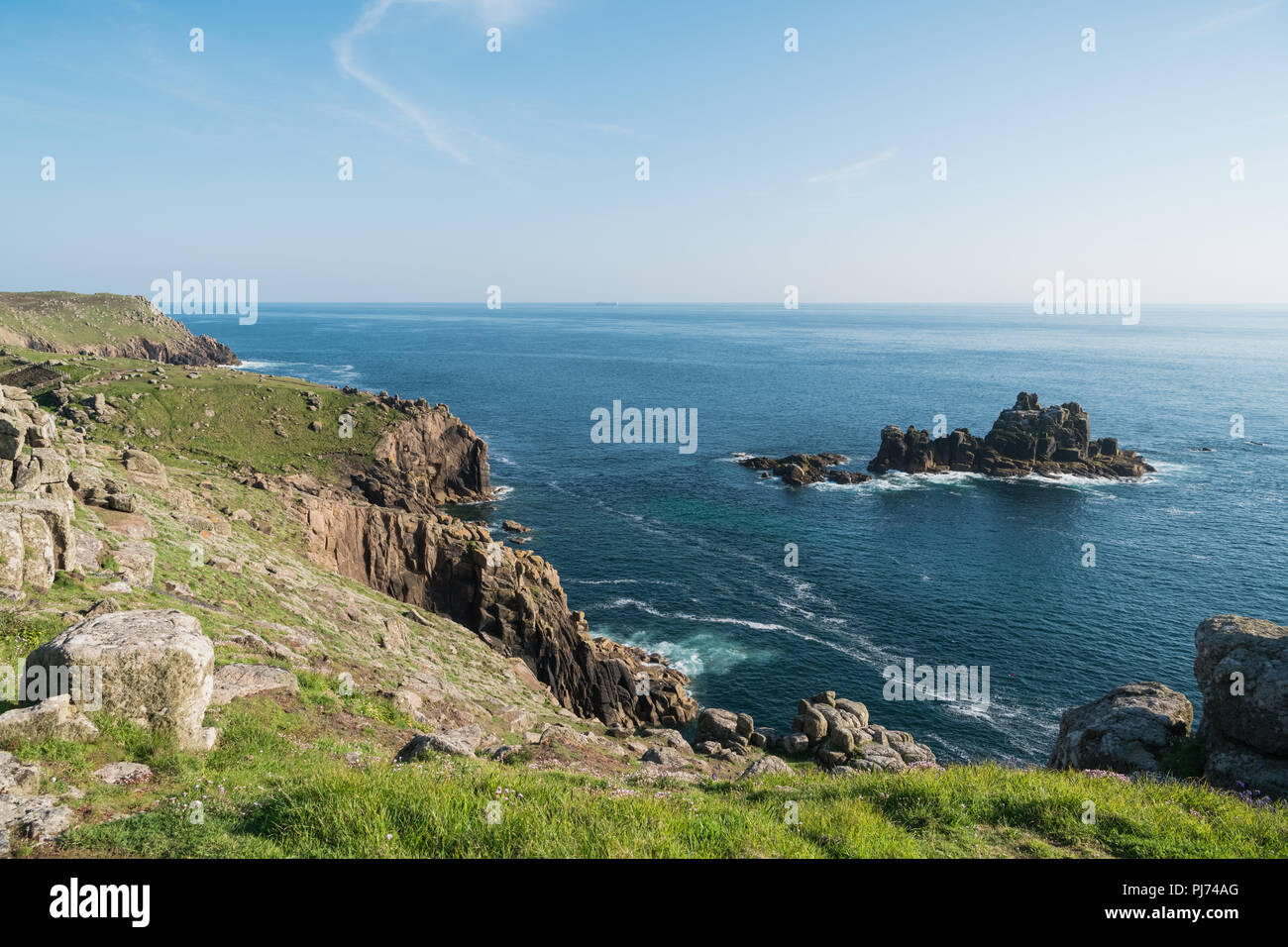 Land's End, Cornwall Foto Stock