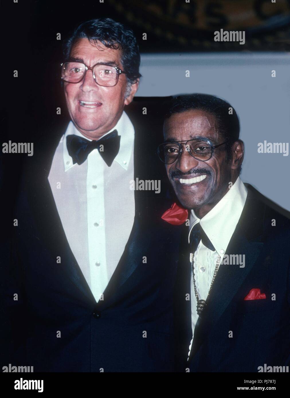 Dean Martin Sammy Davis Jr. 1984 Foto di Adam Scull/PHOTOlink.net /MediaPunch Foto Stock