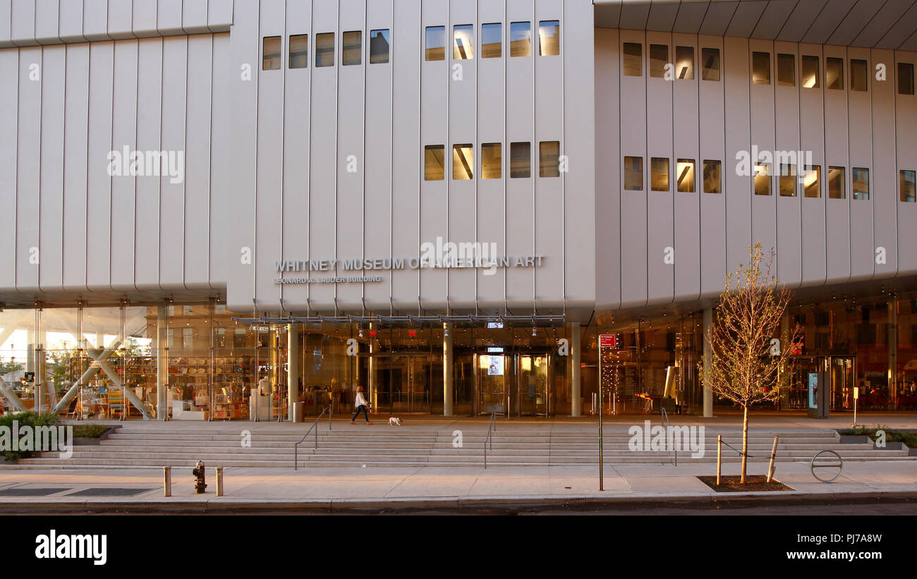 Whitney Museum of American Art, New York, NY Foto Stock