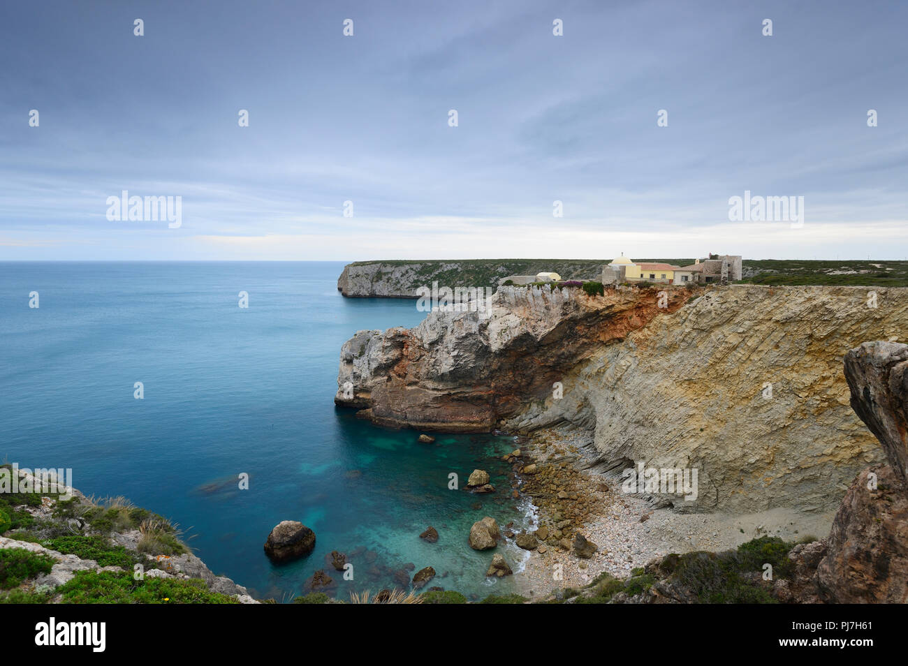 Beliche fortezza. Sagres, Algarve. Portogallo Foto Stock