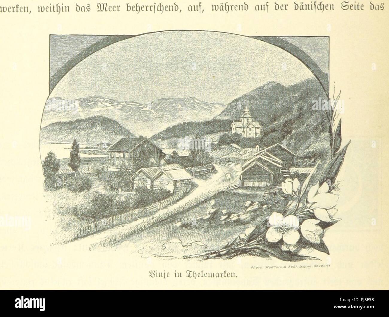 Immagine dalla pagina 234 di "Von der Ostsee bis zum Nordcap. Eine Wanderung durch Da ̈nemark, Schweden und Norwegen [illustrato.]' . Foto Stock