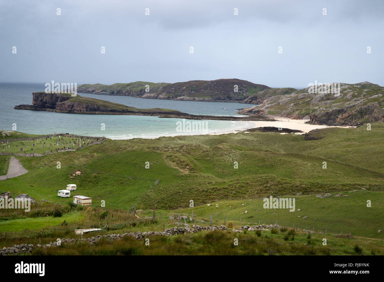 La Scozia. Sutherland. Oldshoremore beach. Foto Stock