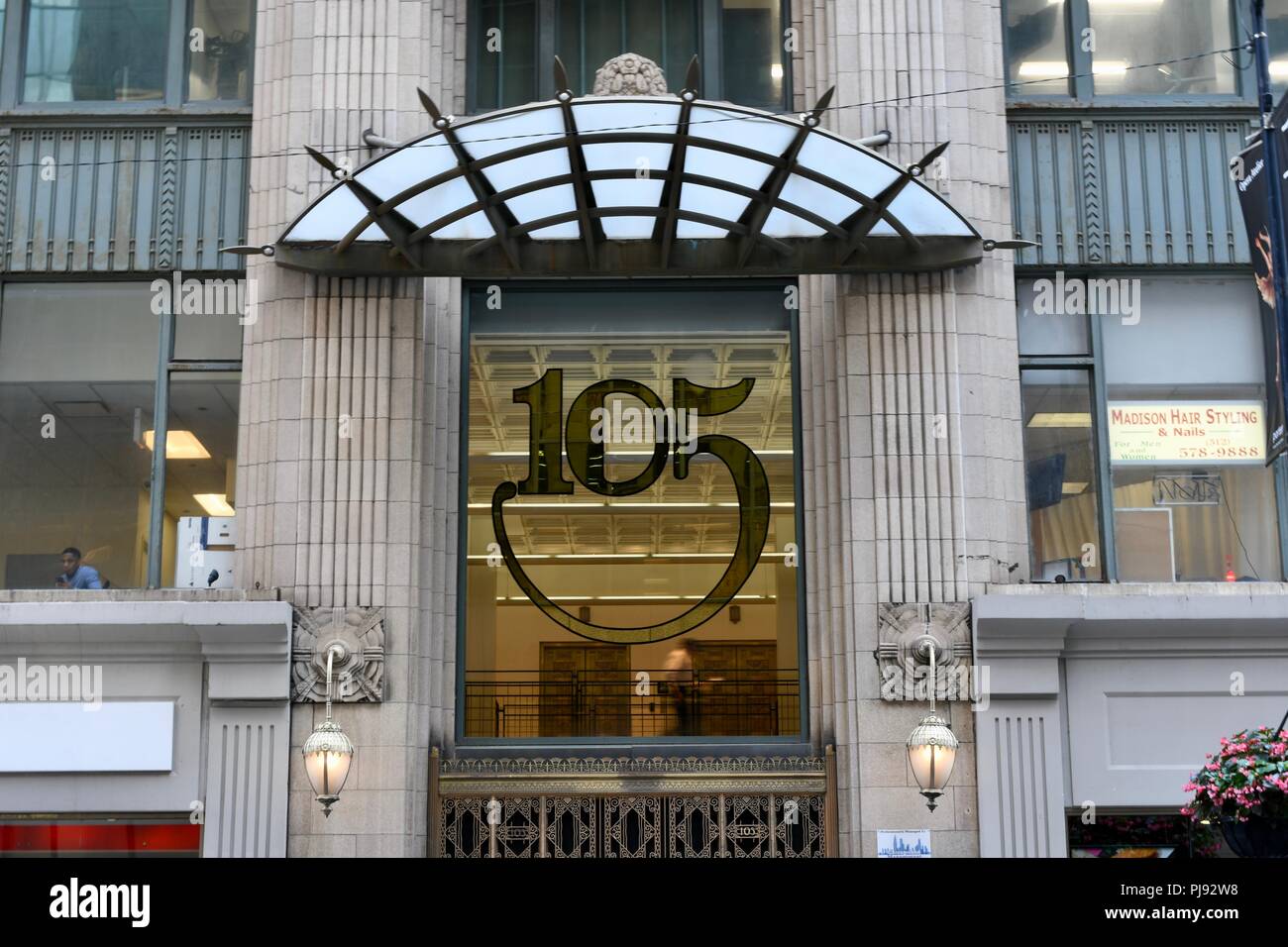 105 Madison in Chicago Foto Stock