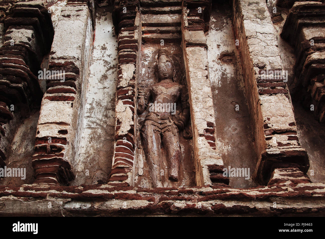 Le antiche rovine in Sri Lanka Foto Stock