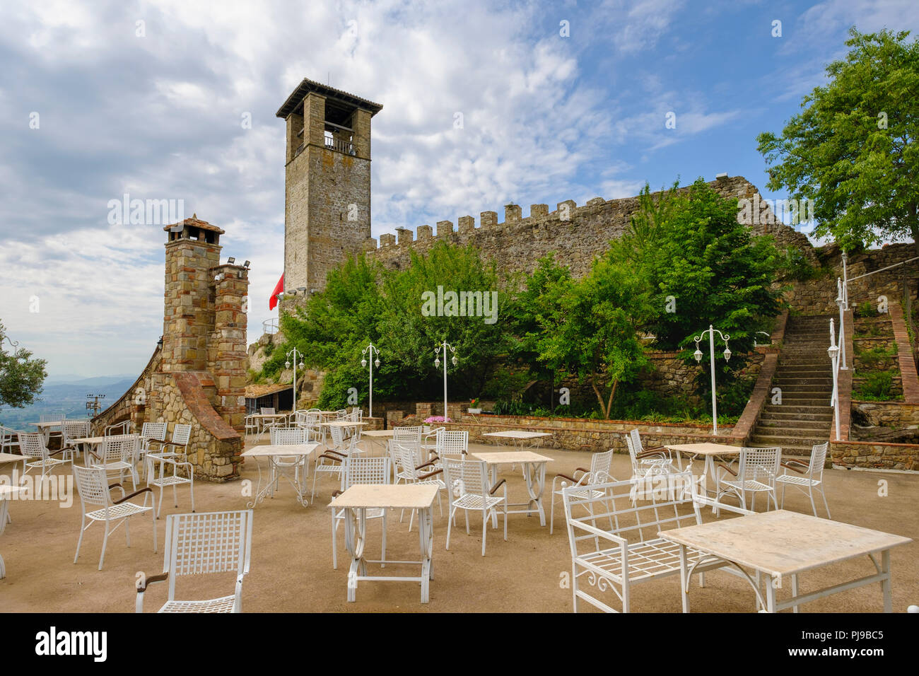 Castello di Preza, Kalaja e Prezës, Qark Tirana, Albania Foto Stock