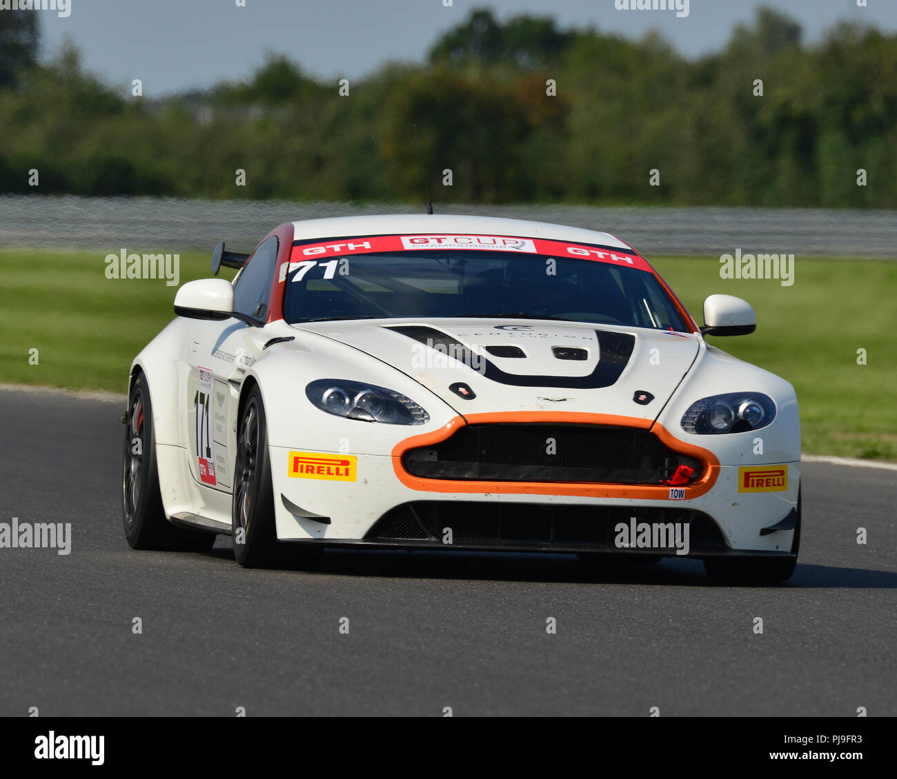 Chris Murphy, Aston Martin GT4, Aston Martin GT Sfida, Aston Martin Owners Club Racing, Snetterton, Norfolk, Inghilterra, sabato 1 settembre 2018. Foto Stock