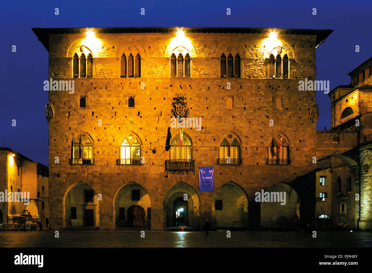 Italia Toscana Pistoia : City Hall Foto Stock