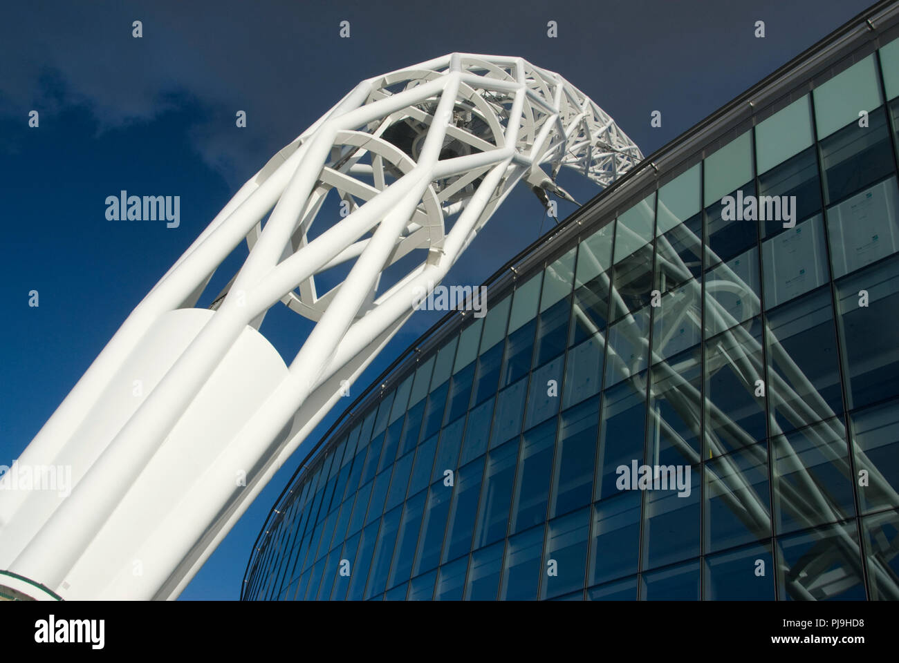 Lo stadio di Wembley, Londra Foto Stock