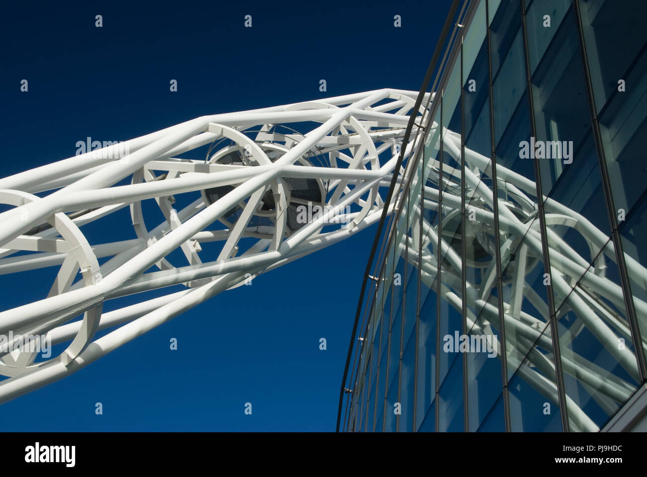 Lo stadio di Wembley, Londra Foto Stock