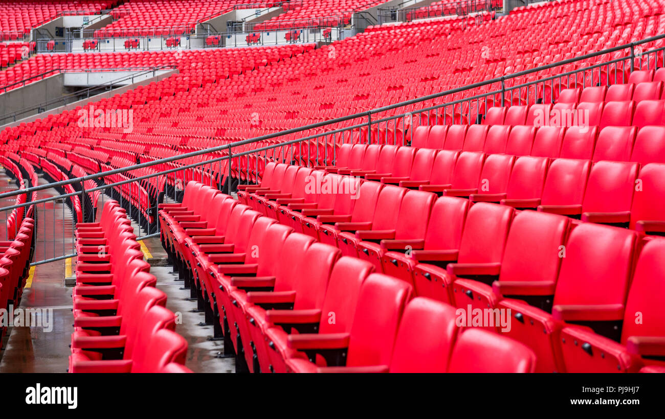 Lo stadio di Wembley, Londra Foto Stock