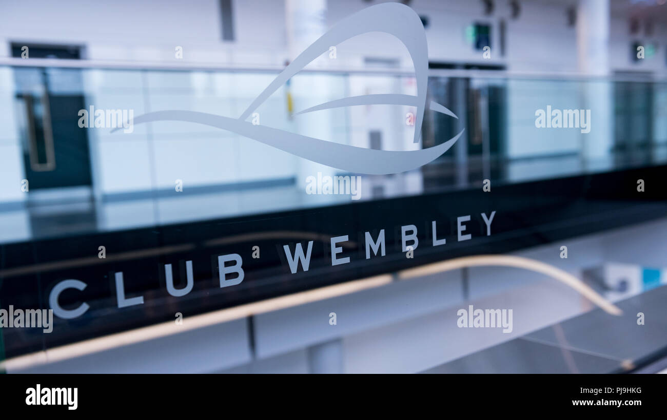 Lo stadio di Wembley, Londra Foto Stock