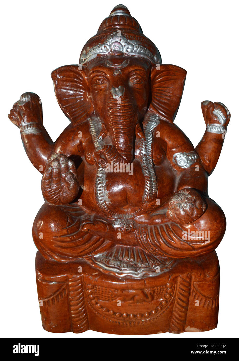 Ganesh dio Ganesh,foto,Ganesh murti,terakot amurti,; Foto Stock