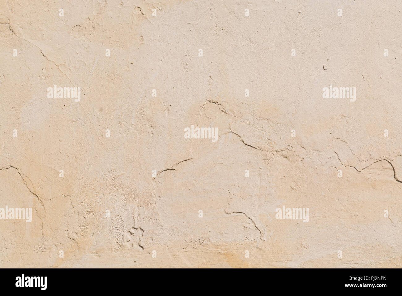 Dipinto di beige parete di calcestruzzo sfondo texture. Foto Stock