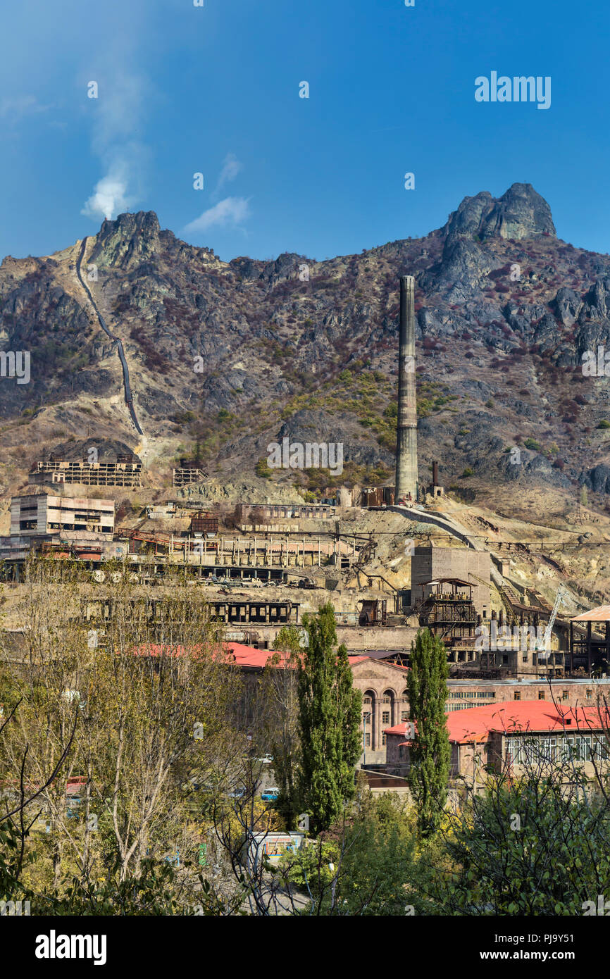 Fonderia di rame, Debed valley, Alaverdi, Lori provincia, Armenia Foto Stock