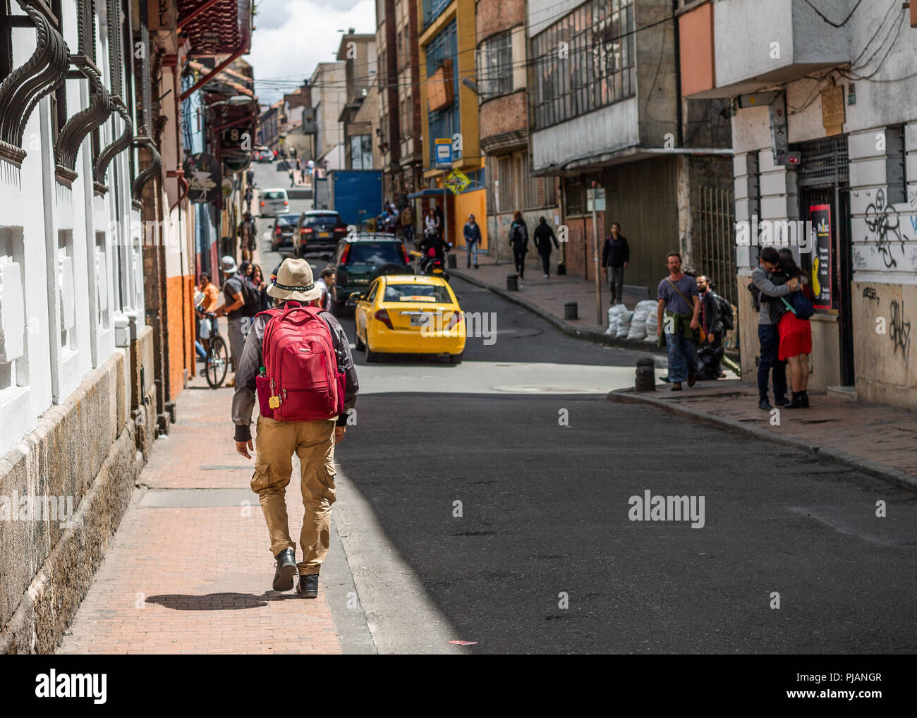 Strade colombiano Foto Stock