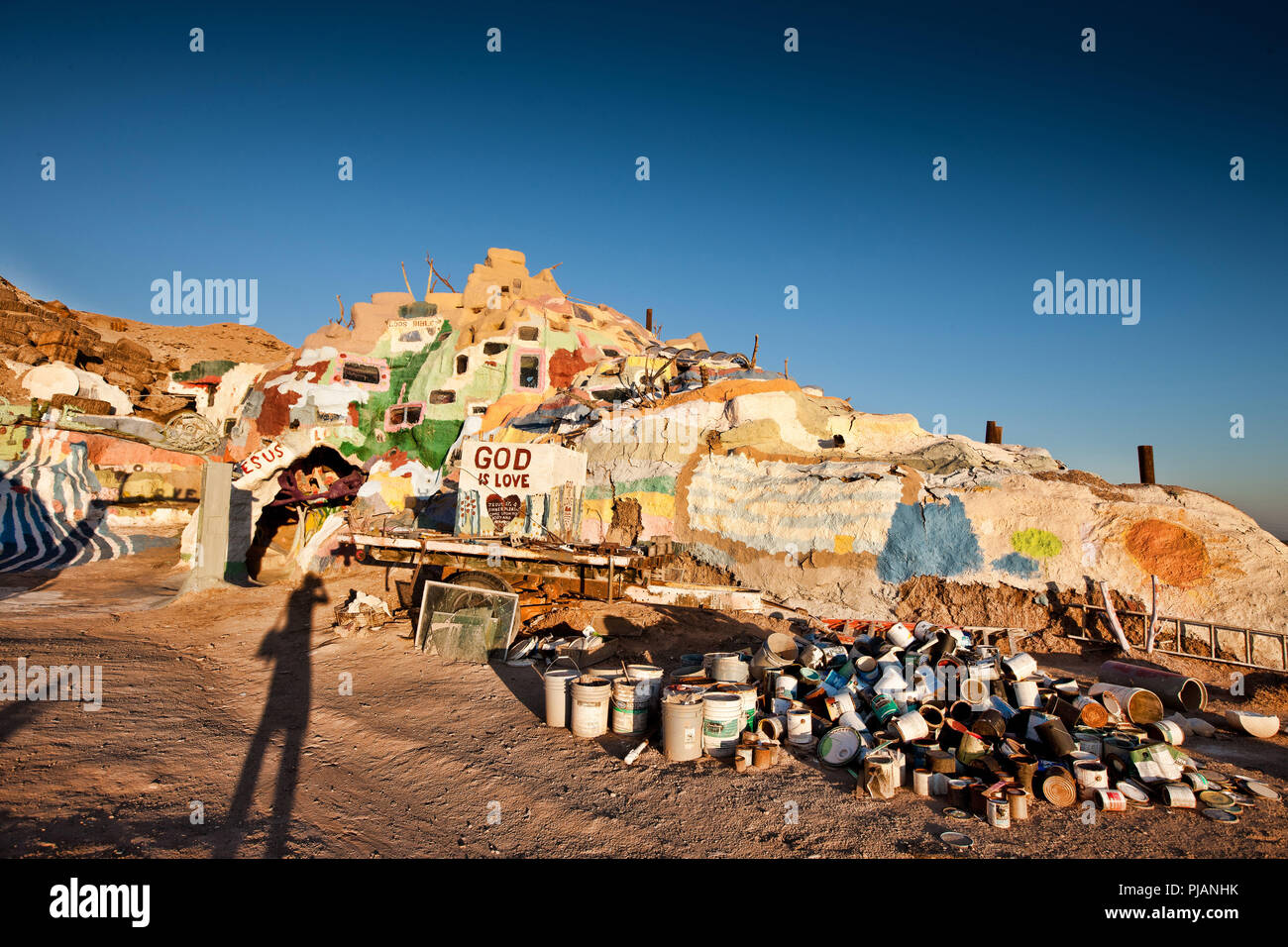La salvezza montagna a Salton Sea, CALIFORNIA, STATI UNITI D'AMERICA Foto Stock