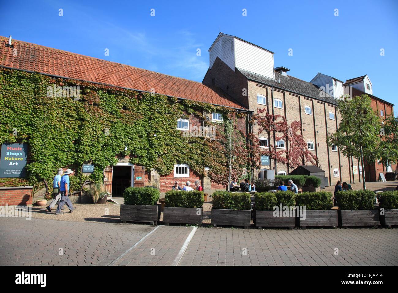 Snape Maltings Suffolk REGNO UNITO Estate 2018 Foto Stock