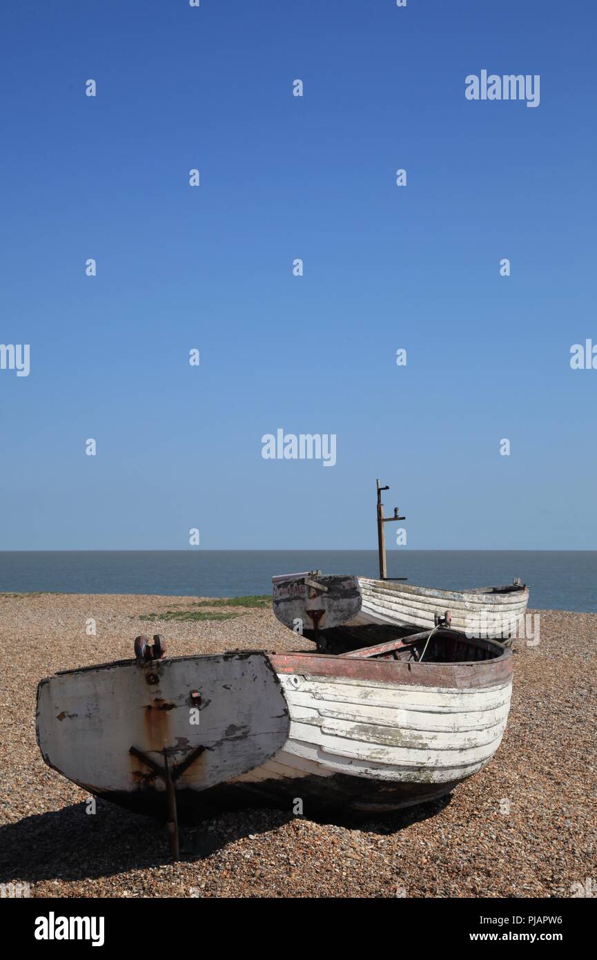 Aldeburgh la città e la spiaggia Suffolk REGNO UNITO 2018 Foto Stock