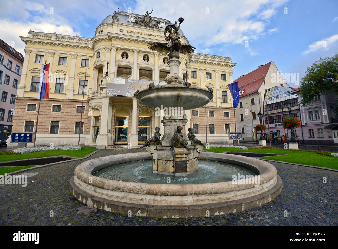Teatro nazionale slovacco, Bratislava Foto Stock