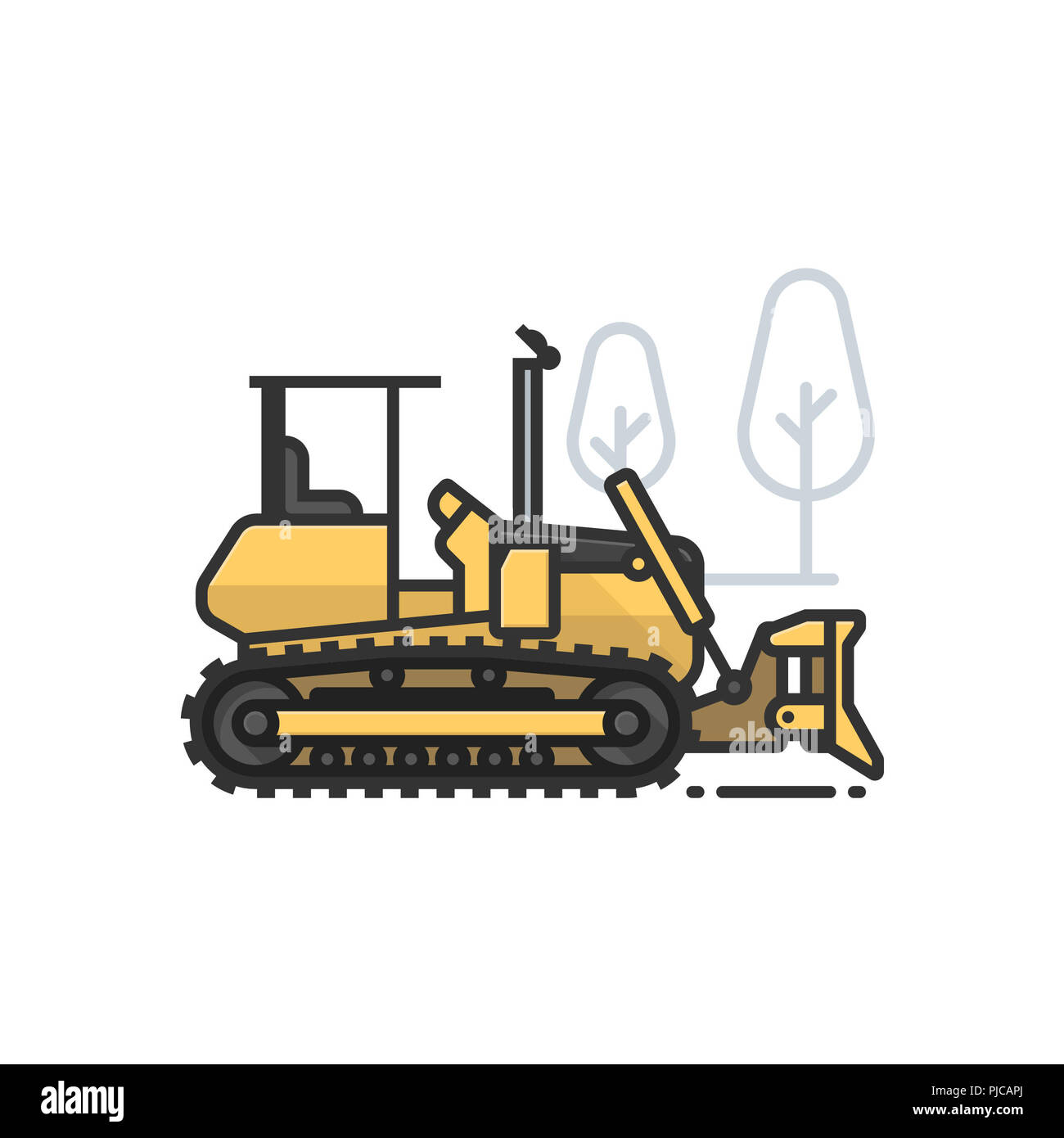 Bulldozer Foto Stock