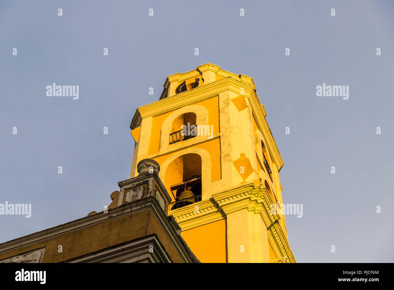 Una tipica vista in Trinidad di Cuba Foto Stock