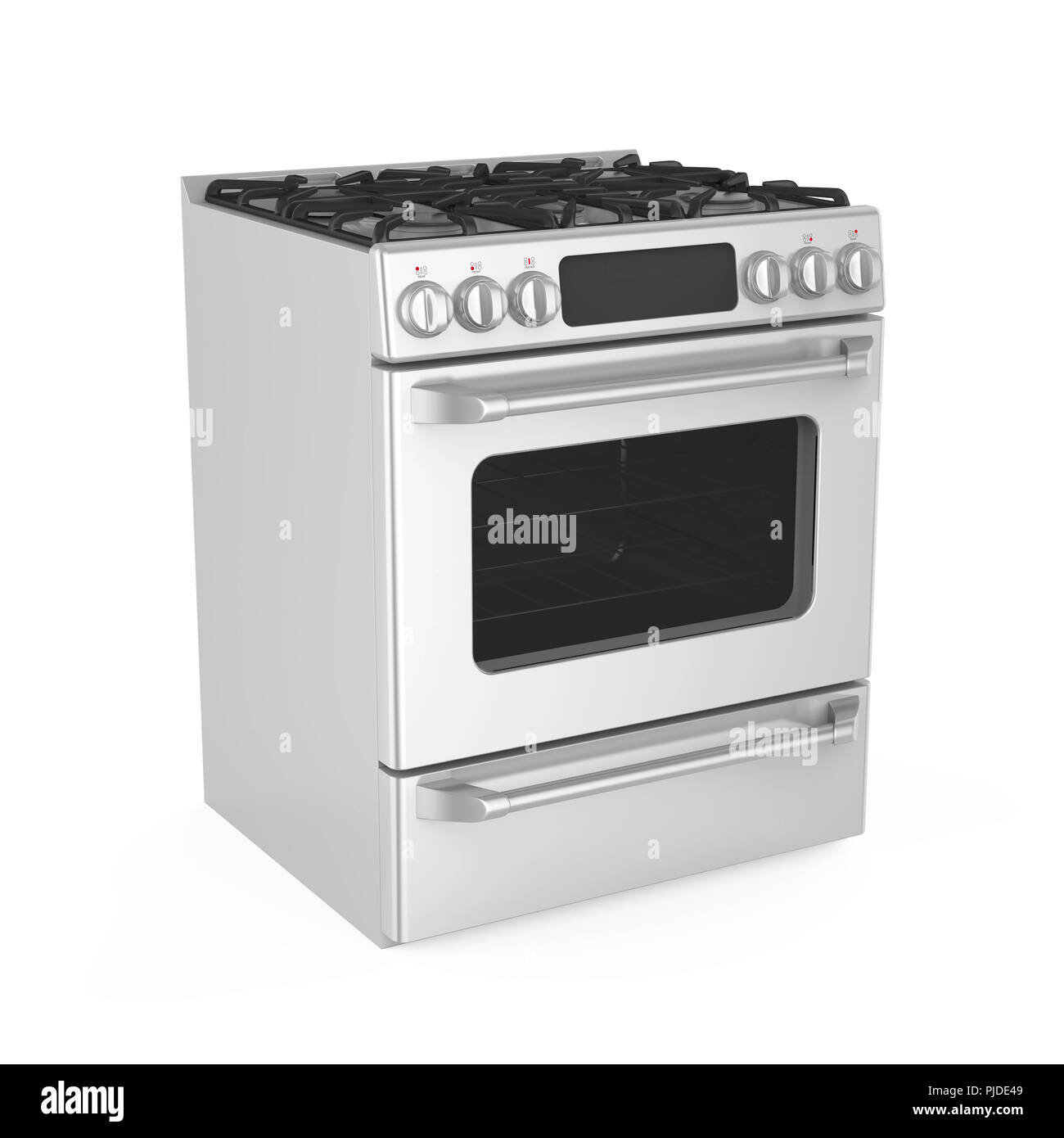 Cucina fornello elettrico isolato Foto Stock