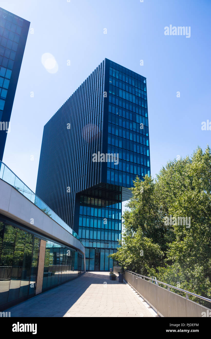 L'Hotel Hyatt Regency Dusseldorf Germania. Foto Stock