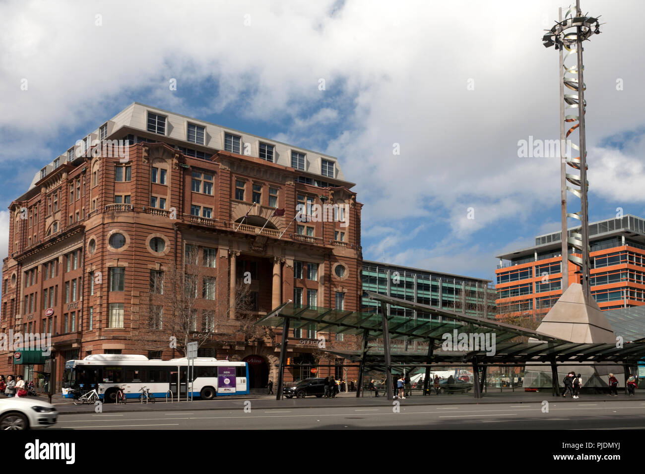 Post office building piazza della stazione George street sydney New South Wales AUSTRALIA Foto Stock