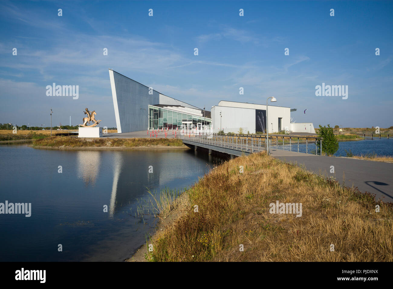 Copenhagen. La Danimarca. Museo Arken d Arte Moderna di Ishøj. Progettato da Søren Robert Lund, b. 1962), aperto nel 1996. Foto Stock