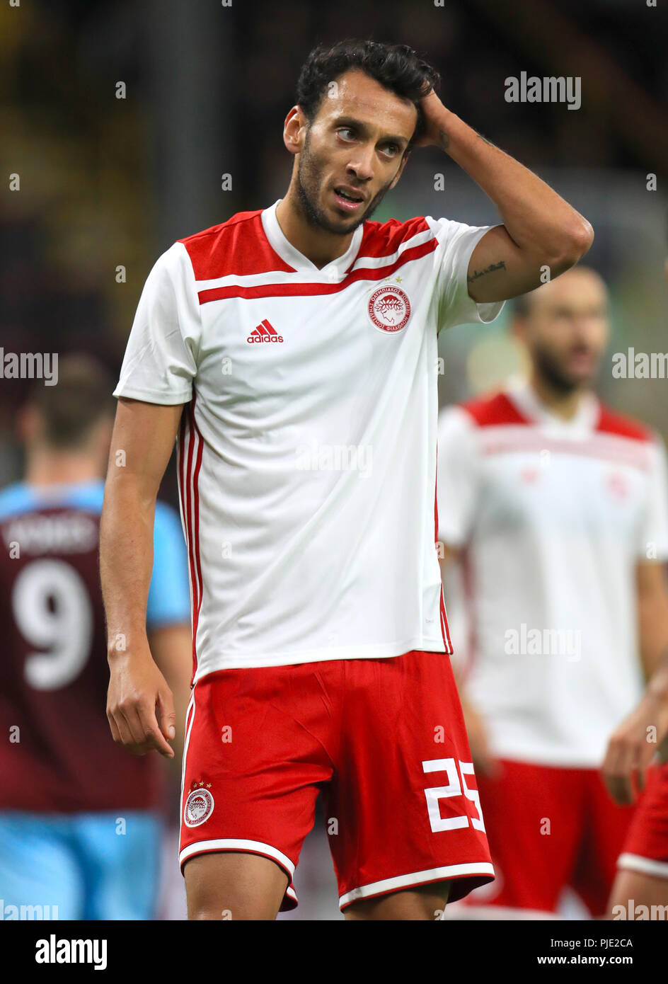 Olympiakos' Jefferson Roderick Miranda Foto Stock