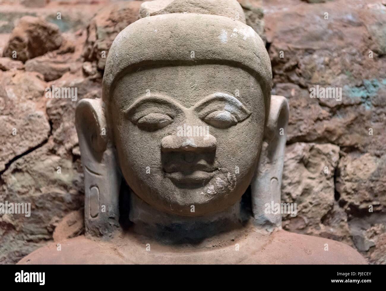 Koe Thaung Pagoda, Mrauk U, Myanmar Foto Stock