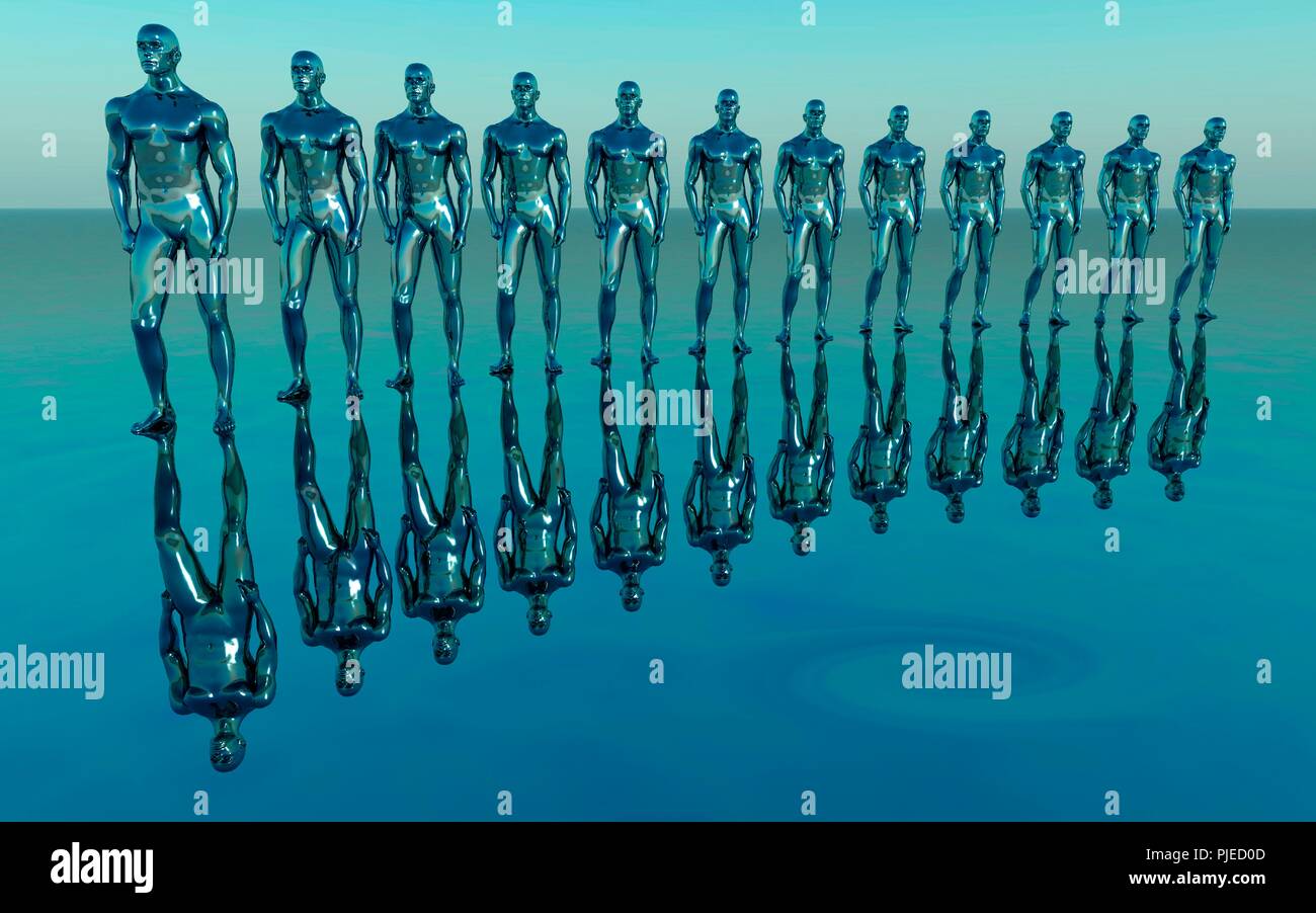 La produzione di Android Foto Stock