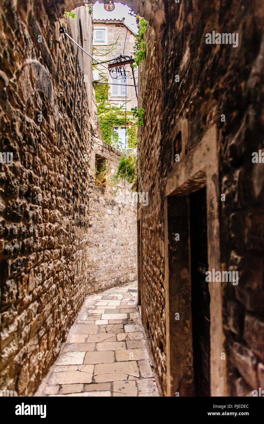 Il Palazzo di Diocleziano a Split, Croazia Foto Stock