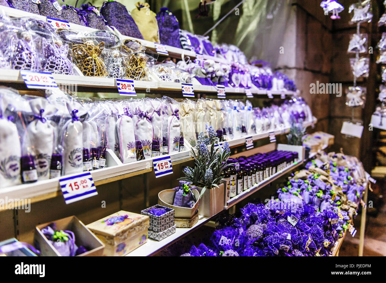 Il Palazzo di Diocleziano a Split, Croazia Foto Stock