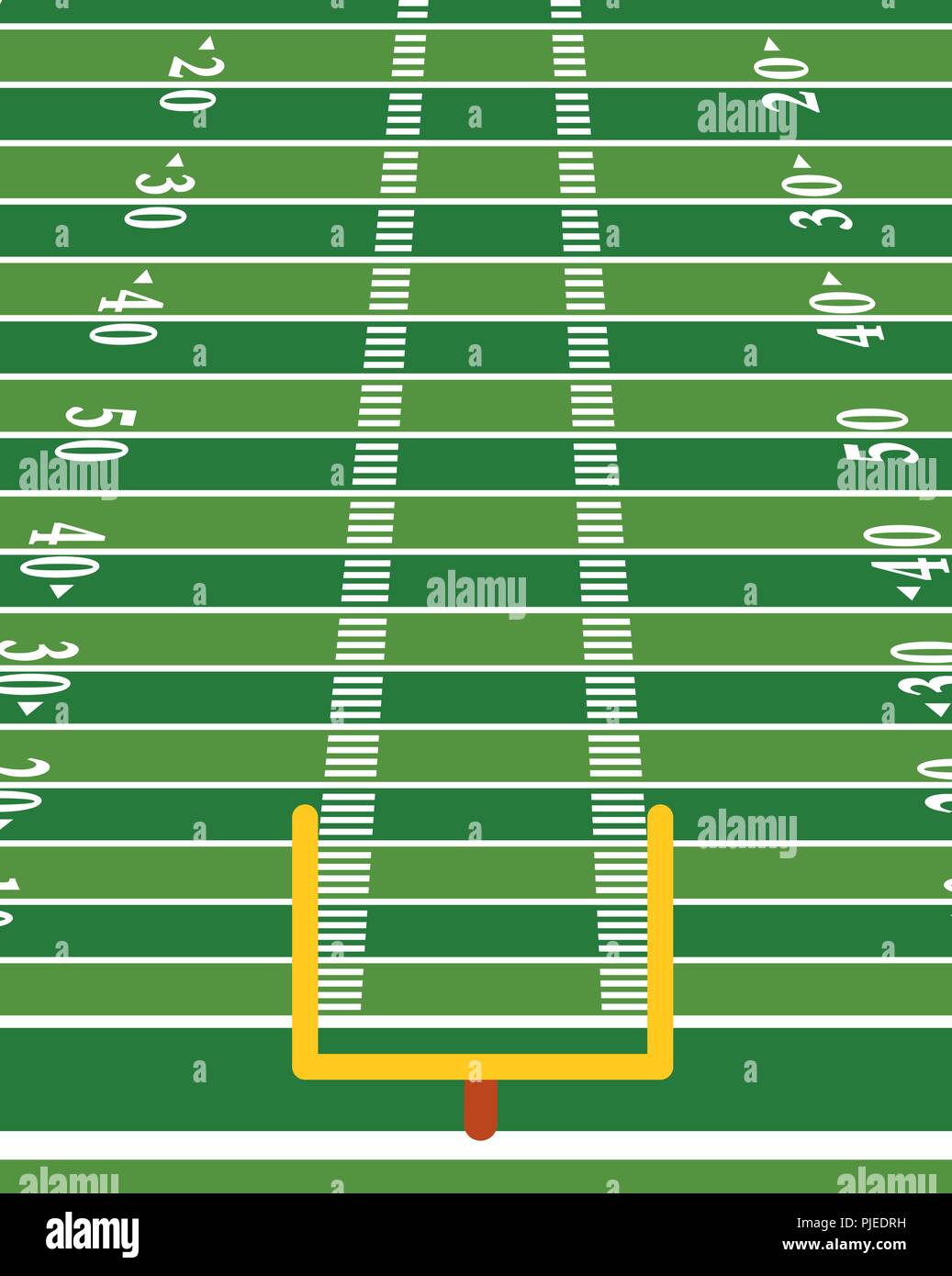Un Americano di campo di calcio di illustrazione di sfondo in formato verticale. EPS vettoriali 10 disponibili. Illustrazione Vettoriale