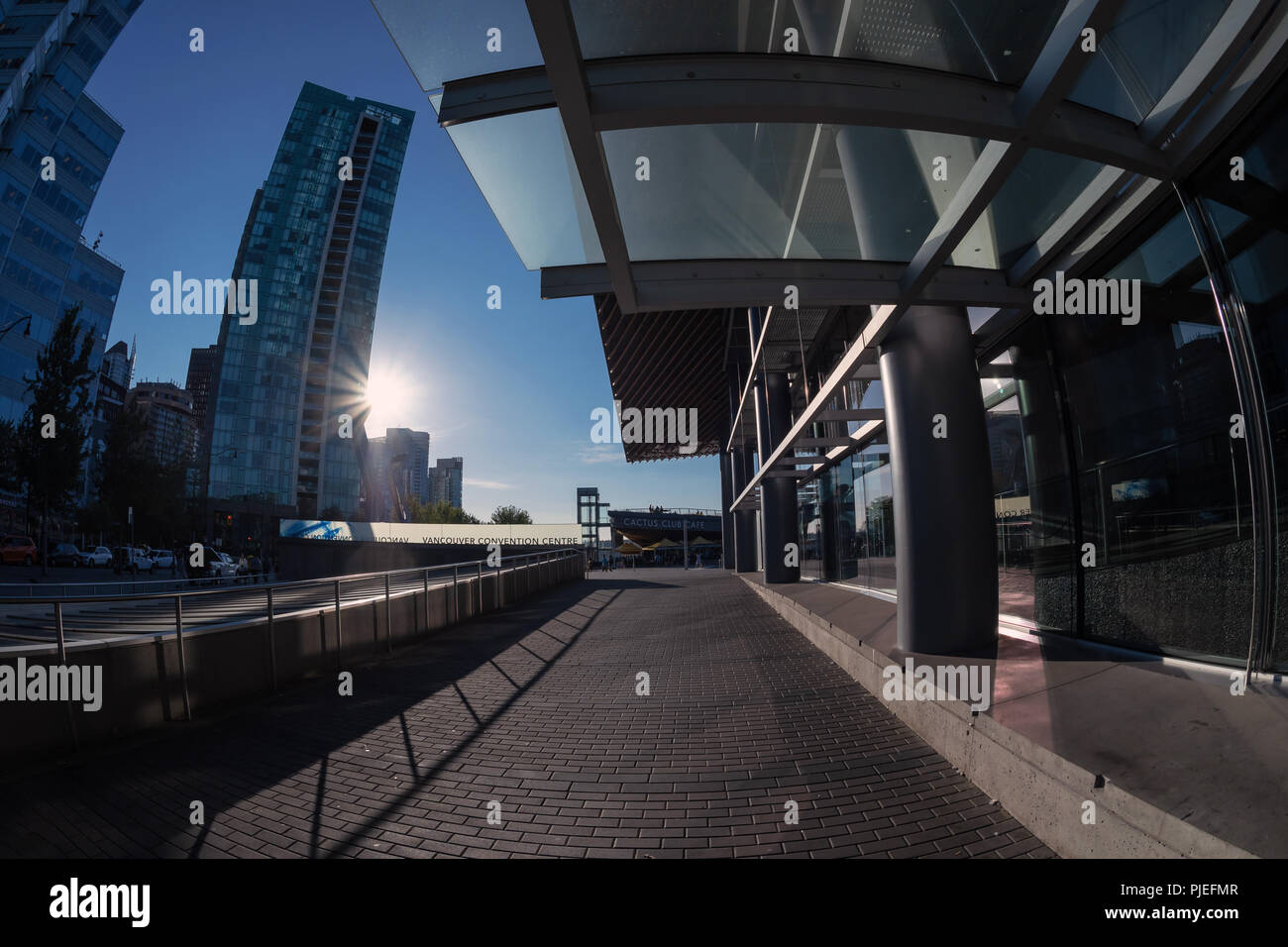 Architettura di Vancouver, British Columbia, Canada Foto Stock