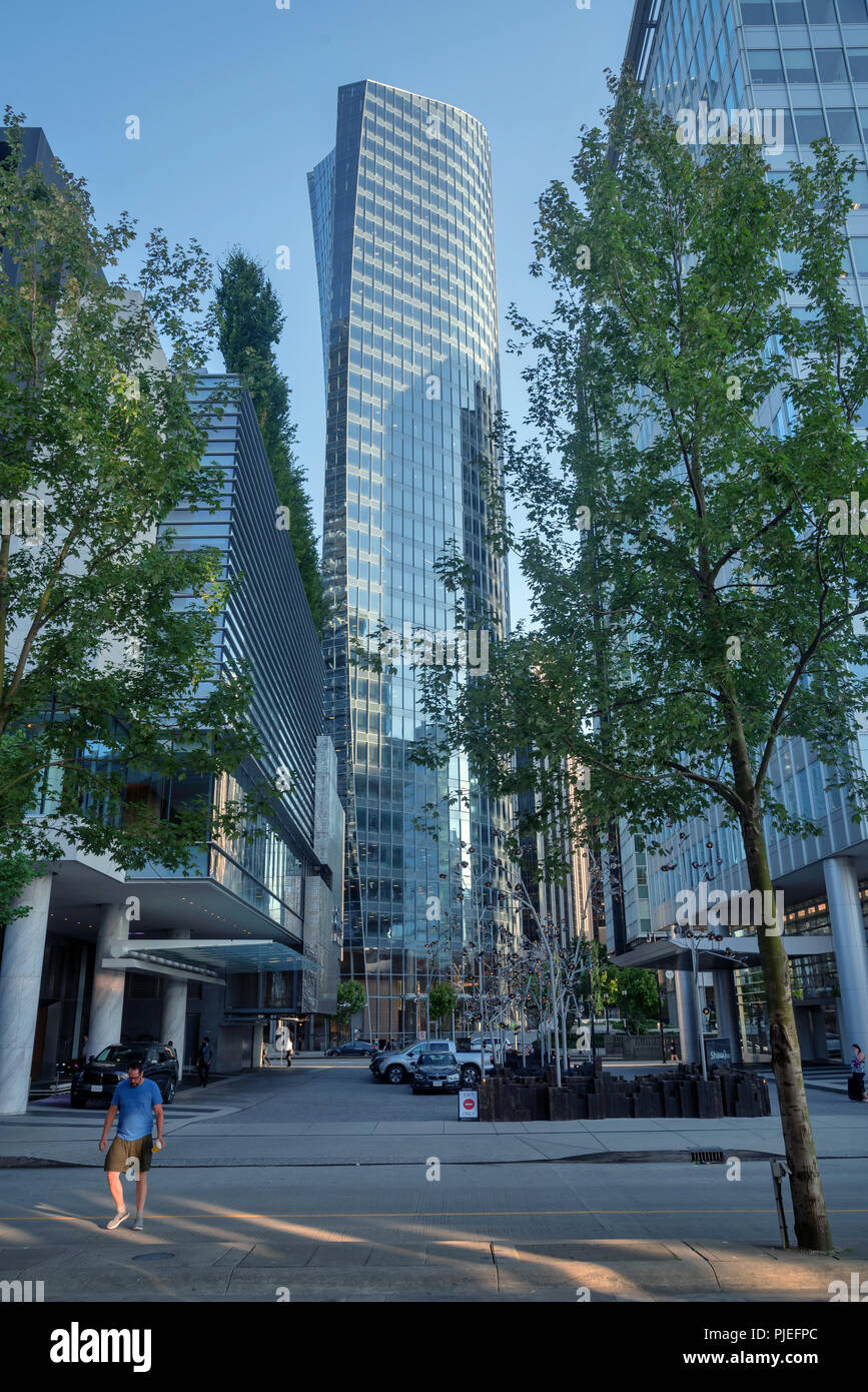 Architettura di Vancouver, British Columbia, Canada Foto Stock