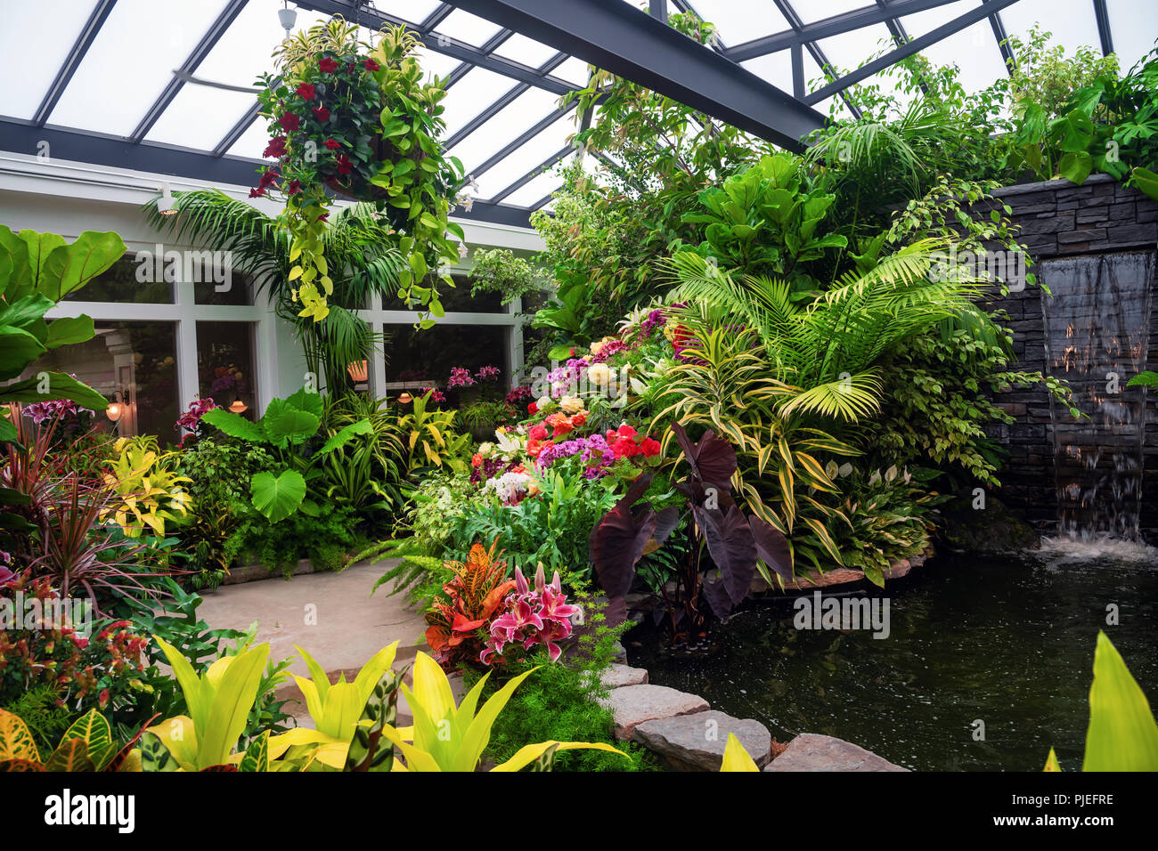 I Giardini Butchart , Brentwood Bay, British Columbia, Canada Foto Stock