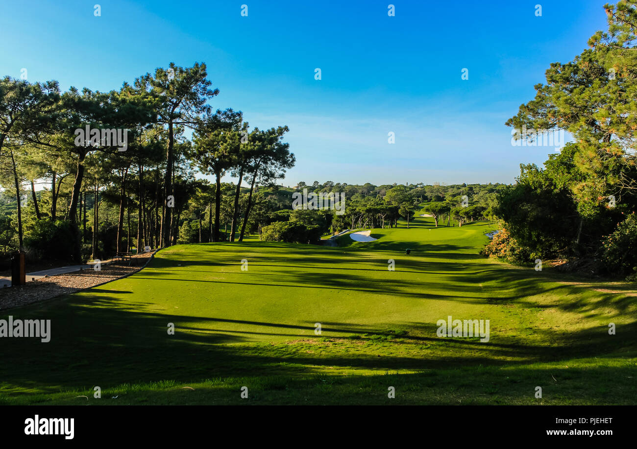 Quinta do Lago Corso d'oro - Portogallo migliori campi da Golf - Algarve Foto Stock