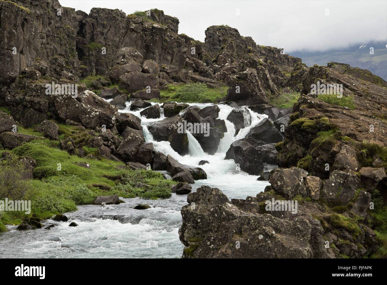 Pingvellir Foto Stock