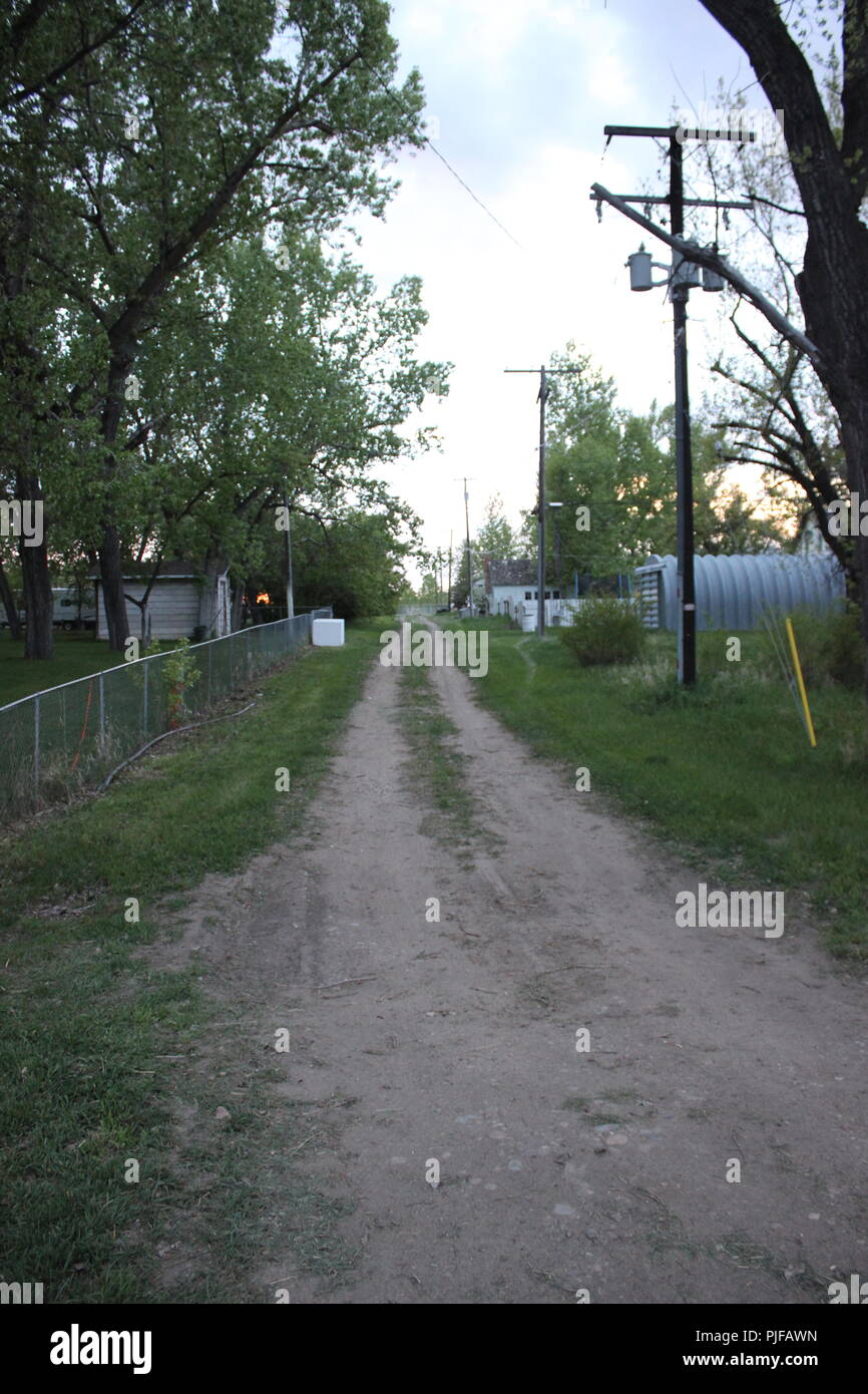 Back Lane Foto Stock