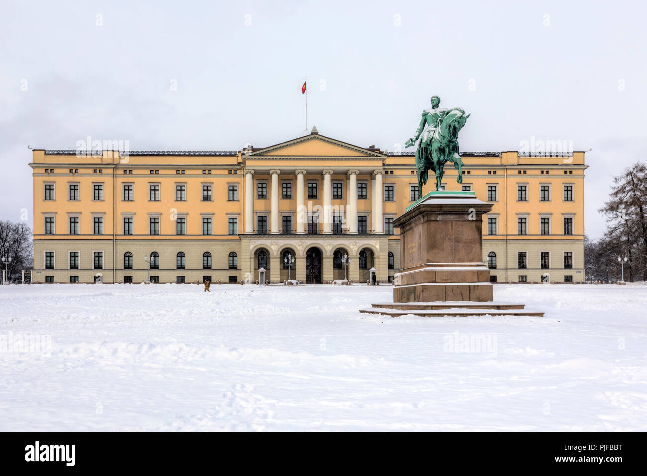 Oslo, Royal Palace, Norvegia, Scandinavia, Europa Foto Stock