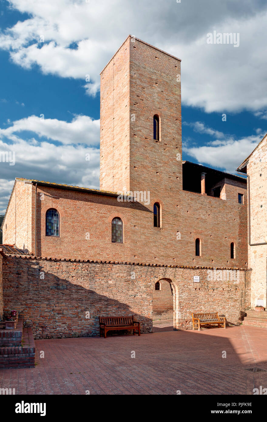 La casa natale di Boccaccio a Certaldo Firenze, Italia Foto Stock