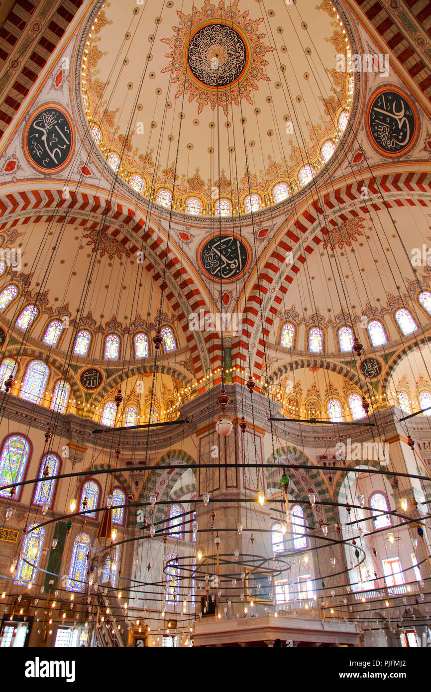 Turchia, Istanbul, comune di Fatih, quartiere di Fatih, Moschea Fatih Foto Stock