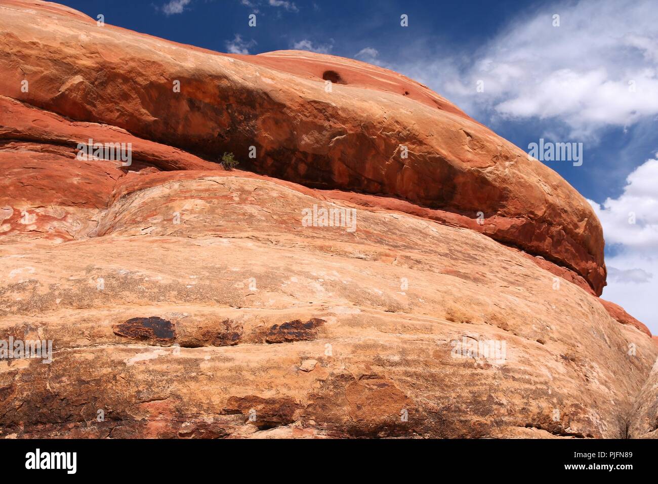 Il Parco Nazionale di Canyonlands in Utah, Stati Uniti d'America. Island in the Sky distretto. Foto Stock