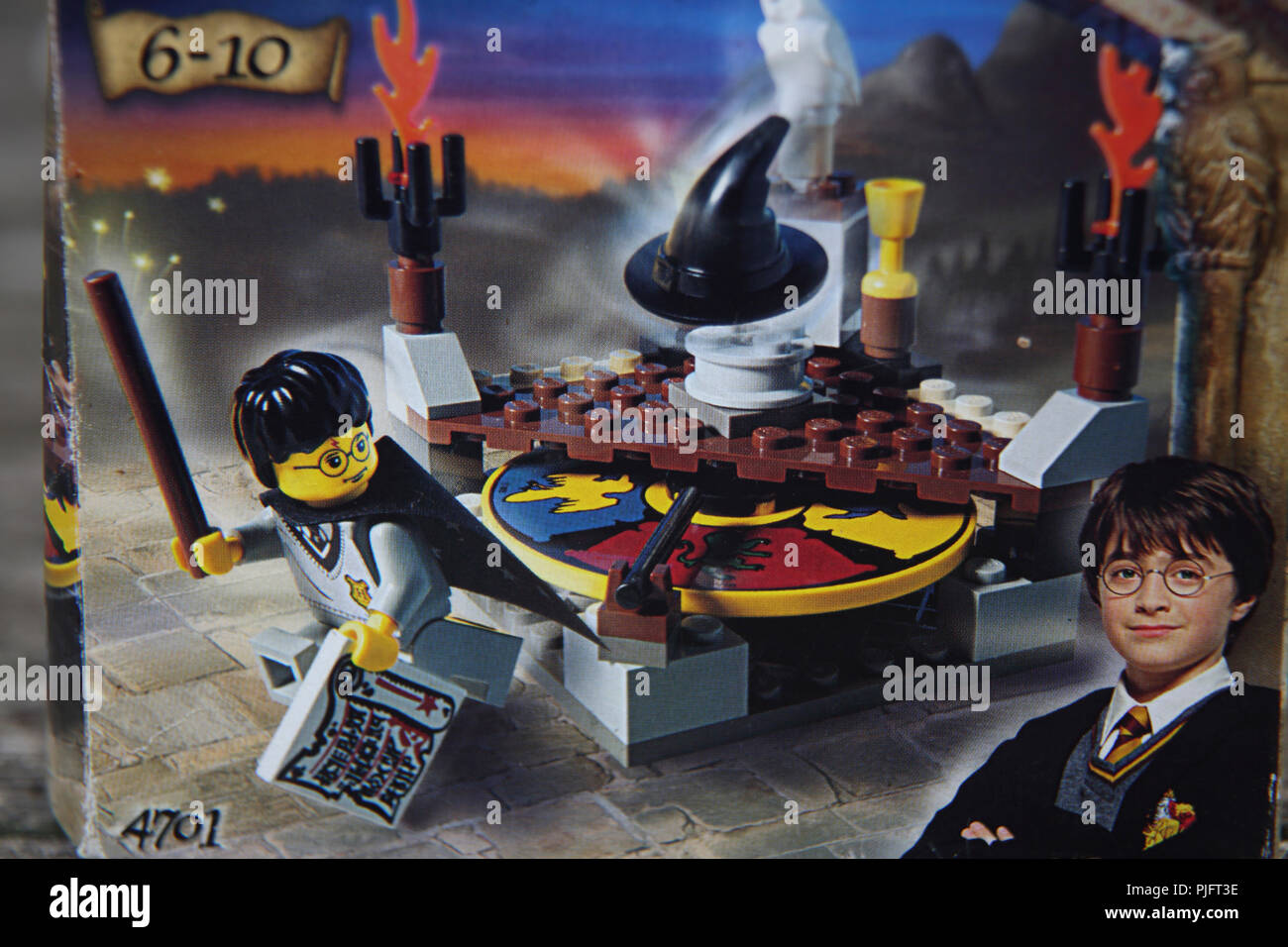 Lego Harry Potter e la pietra filosofale ordinamento Hat Foto Stock