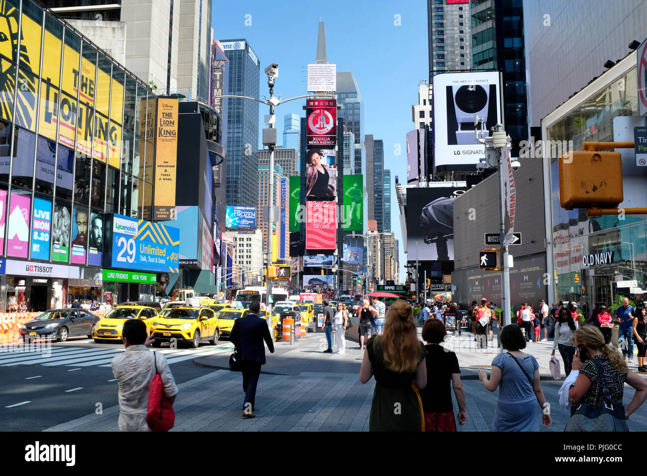 Times Square a New York City Foto Stock