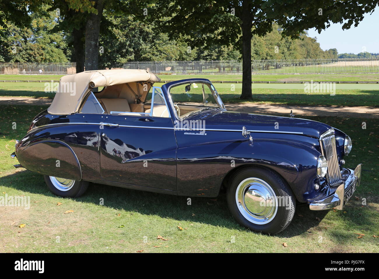 Sunbeam Talbot 90 (1950), il Concours di eleganza 2018, 2 settembre 2018. Il Palazzo di Hampton Court, Londra, Regno Unito, Europa Foto Stock