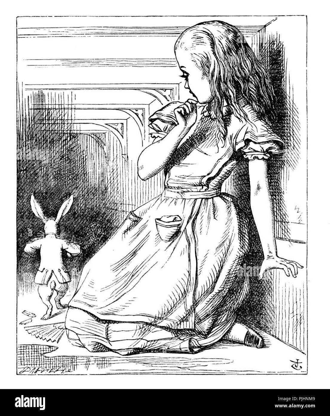 John Tenniel illustrazione Foto Stock